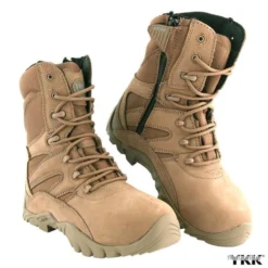 Bottes Tactiques Recon Hautes (Pointure 47, Couleur Coyote)