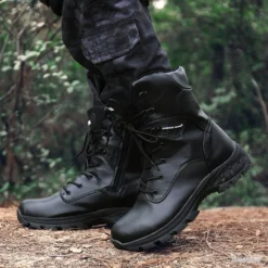 Bottes Tactique Black - Sécurité - Chasse - Randonnée - Activité Outdoor (2)