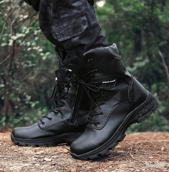 Bottes Tactique Black - Sécurité - Chasse - Randonnée - Activité Outdoor (2) 3 Bottes Tactique Black - Sécurité - Chasse - Randonnée - Activité Outdoor (2)