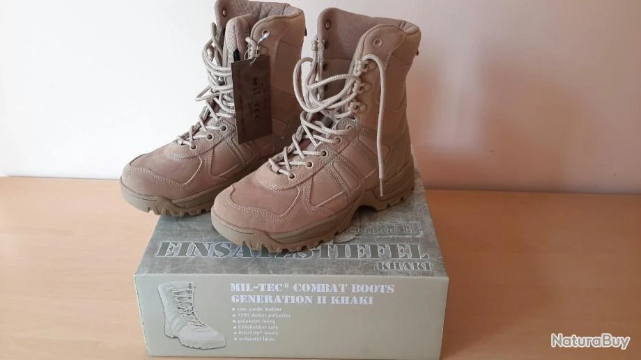 Mil-Tec Bottes Combat G2 Tan Neuve 3 Mil-Tec Bottes Combat G2 Tan Neuve