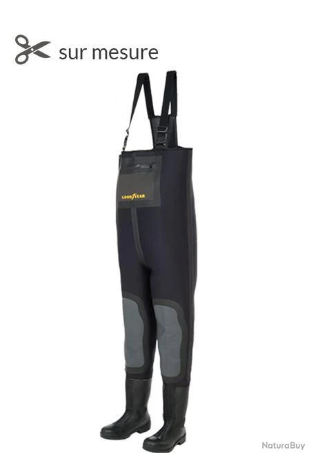 Waders Techniques Néoprène Avec Bottes PVC Goodyear COMBINEO Noir 3 Waders Techniques Néoprène Avec Bottes PVC Goodyear COMBINEO Noir
