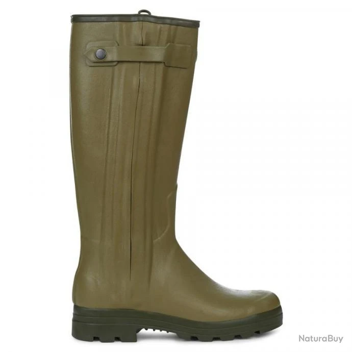 BOTTES LE CHAMEAU CHASSEUR DOUBLÉE CUIR T43 4 BOTTES LE CHAMEAU CHASSEUR DOUBLÉE CUIR T43 – Image 2