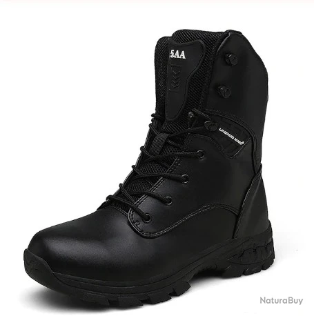 Bottes Tactique Black - Sécurité - Chasse - Randonnée - Activité Outdoor (2) 4 Bottes Tactique Black - Sécurité - Chasse - Randonnée - Activité Outdoor (2) – Image 2