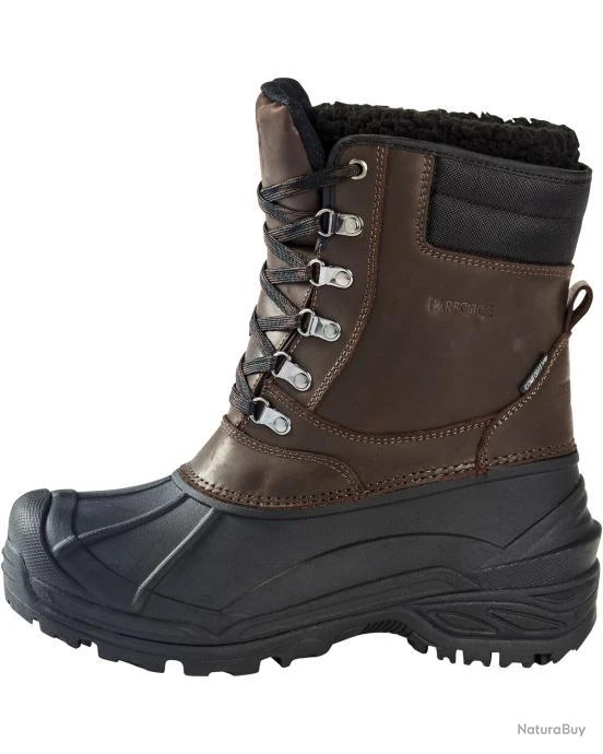 Bottes D Hiver Thermiques Couleur Marron. 4 Bottes D Hiver Thermiques Couleur Marron. – Image 2