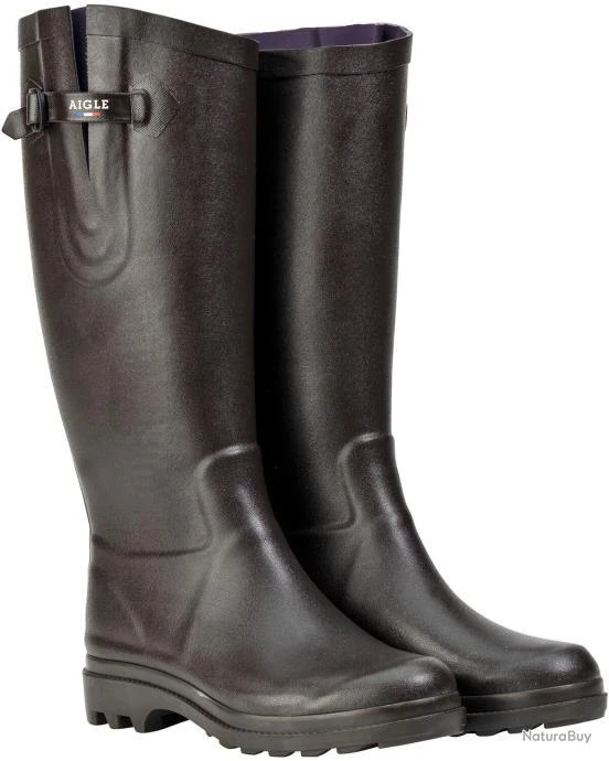 Bottes En Caoutchouc Pour Femmes Aiglentine 2 Couleur Brun. 4 Bottes En Caoutchouc Pour Femmes Aiglentine 2 Couleur Brun. – Image 2