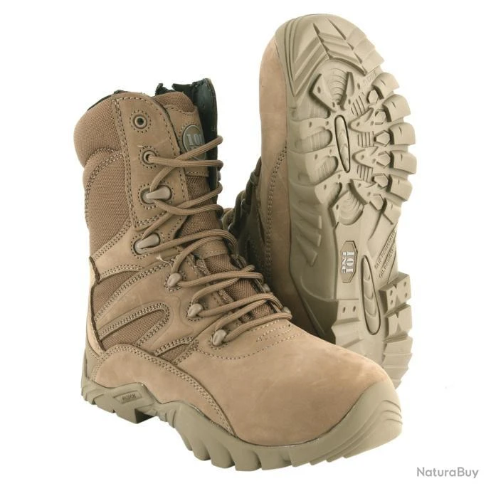 Bottes Tactiques Recon Hautes (Pointure 39, Couleur Kaki) 5 Bottes Tactiques Recon Hautes (Pointure 39, Couleur Kaki) – Image 3