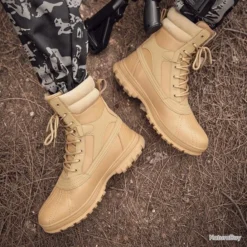 Bottes Militaires Beige - LIVRAISON GRATUITE !! -Le Chameau Soldes Magasin 00003 Bottes Militaires Beige LIVRAISON GRATUITE