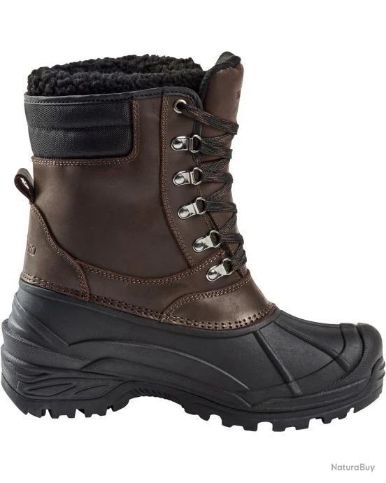 Bottes D Hiver Thermiques Couleur Marron. 5 Bottes D Hiver Thermiques Couleur Marron. – Image 3