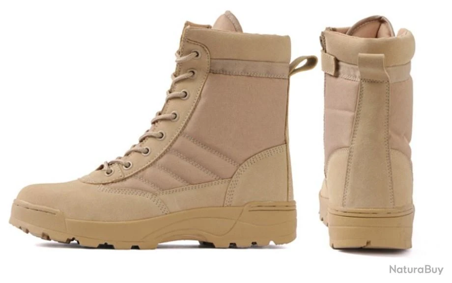 Bottes Tactiques Militaire - Sable - Livraison Gratuite 5 Bottes Tactiques Militaire - Sable - Livraison Gratuite – Image 3