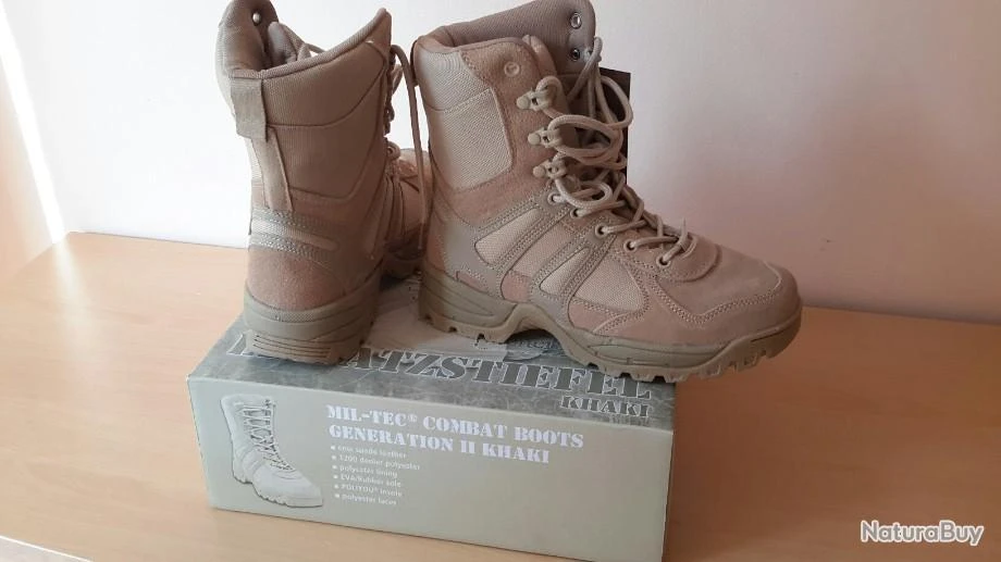 Mil-Tec Bottes Combat G2 Tan Neuve 6 Mil-Tec Bottes Combat G2 Tan Neuve – Image 4