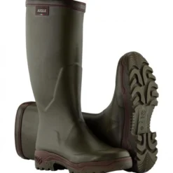Bottes Parcours 2 Kaki Aigle -Le Chameau Soldes Magasin 00005 Bottes Parcours 2 Kaki Aigle