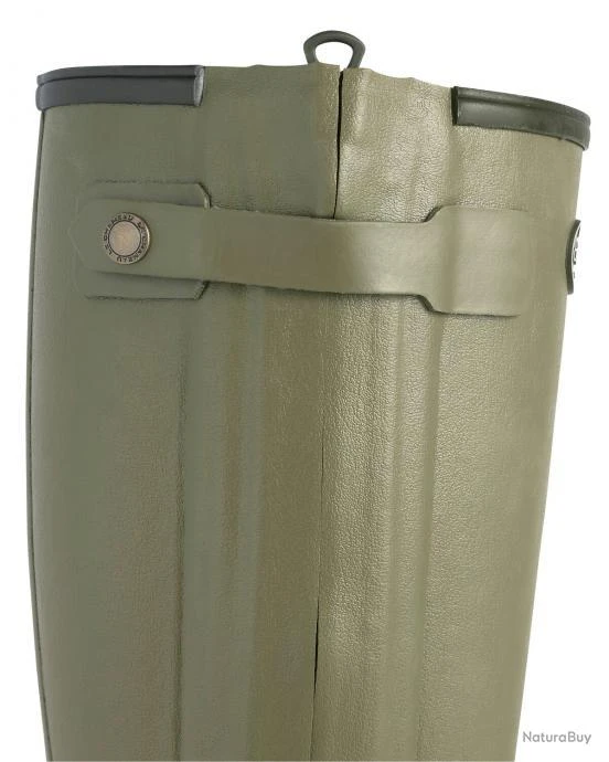 Le Chameau Bottes En Caoutchouc Chasseur Cuir (Couleur: Olive, Taille: 44) 7 Le Chameau Bottes En Caoutchouc Chasseur Cuir (Couleur: Olive, Taille: 44) – Image 5