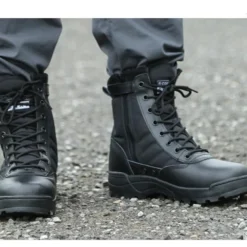 Bottes Tactiques Militaire - Noir - Livraison Gratuite 12 Bottes Tactiques Militaire - Noir - Livraison Gratuite -Le Chameau Soldes Magasin 00005 Bottes tactiques militaire Noir Livraison gratuite