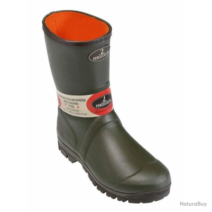 Bottes De Chasse Basses Percussion Sologne Néoprène 3 Bottes De Chasse Basses Percussion Sologne Néoprène
