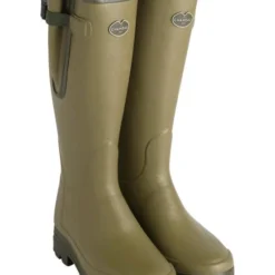 Le Chameau Bottes En Caoutchouc Vierzonord Couleur Olive.