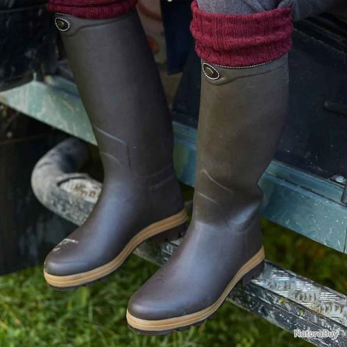 Bottes Saint-Hubert Héritage Le Chameau Homme Marron Foncé 42 Cm 42 9 Bottes Saint-Hubert Héritage Le Chameau Homme Marron Foncé 42 Cm 42 – Image 7