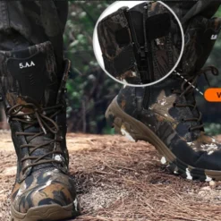 Bottes Tactique Black - Sécurité - Chasse - Randonnée - Activité Outdoor (3) -Le Chameau Soldes Magasin 00009 Bottes Tactique Black Securite Chasse Randonnee Activite Outdoor 3