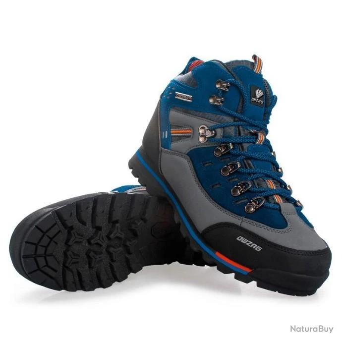 Chaussures De Trekking / Randonnée Hommes Hiver Escalade Bottes De Haute Qualité Plein Air BLEUE 40 3 Chaussures De Trekking / Randonnée Hommes Hiver Escalade Bottes De Haute Qualité Plein Air BLEUE 40