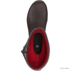 Bottes En Caoutchouc Avec Fermeture éclair Et Doublure En Néoprène Couleur Brun Foncé. -Le Chameau Soldes Magasin 00014 Bottes en caoutchouc avec fermeture eclair et doublure en neoprene Couleur Brun fonce
