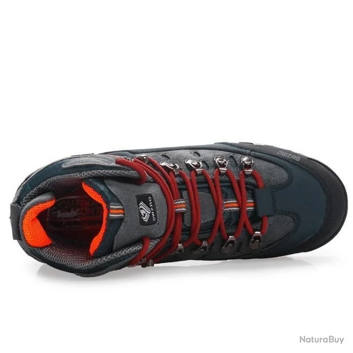 Chaussures De Trekking / Randonnée Hommes Hiver Escalade Bottes De Haute Qualité Plein Air BLEUE 40 7 Chaussures De Trekking / Randonnée Hommes Hiver Escalade Bottes De Haute Qualité Plein Air BLEUE 40 – Image 5